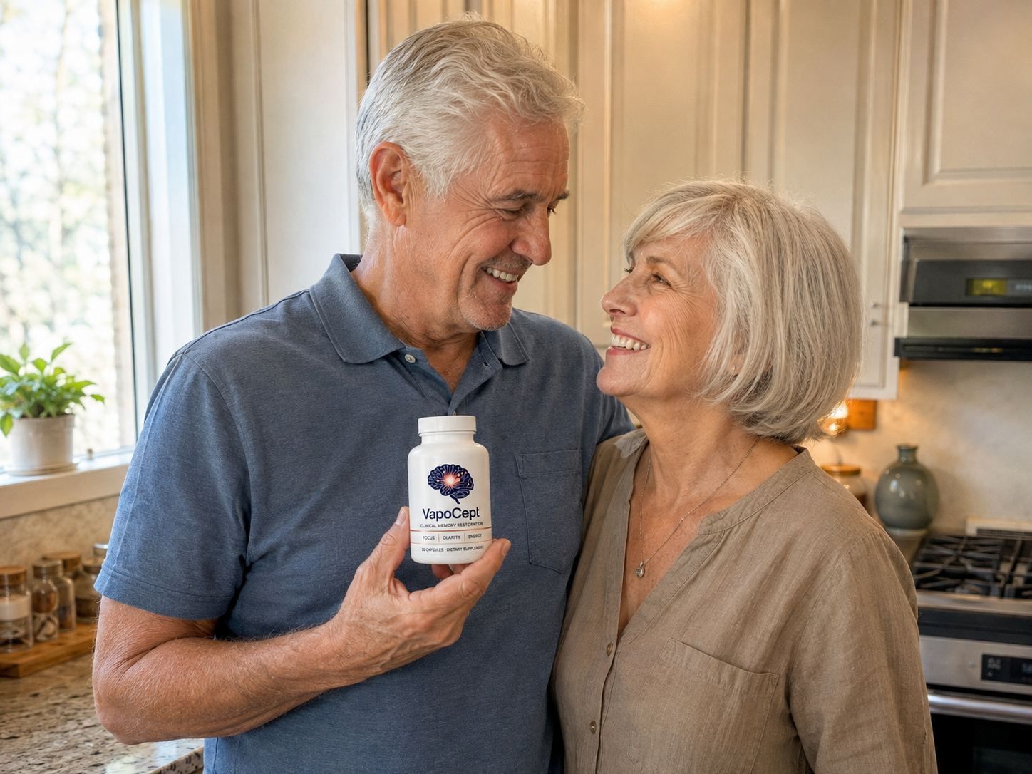 Couple reading a VapoCept review together